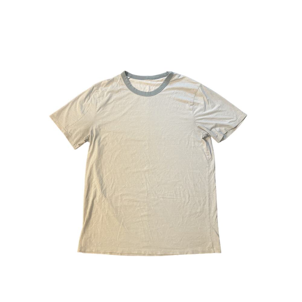lululemon athletica striped Short Sleeve Tee